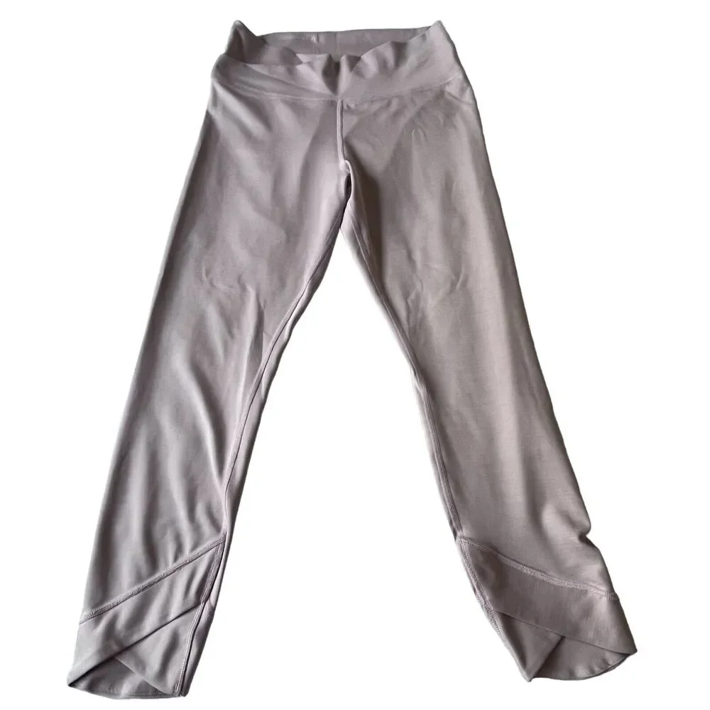 Nike Womens Yoga Wrap High Waist Leggings cj4215-516 Plum Chalk Barely Rose L - Picture 5 of 16